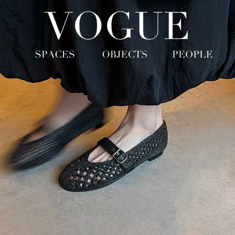 Women'S Shoes Naturalizer - 2026 รองเท้าแตะผู้หญิงฤดูใบไม้ผลิ/ฤดูร้อนใหม่ หนังแท้ 22-25 ซม. ทอไมโครไฟเบอร์+หนังแกะ+หนังหมู