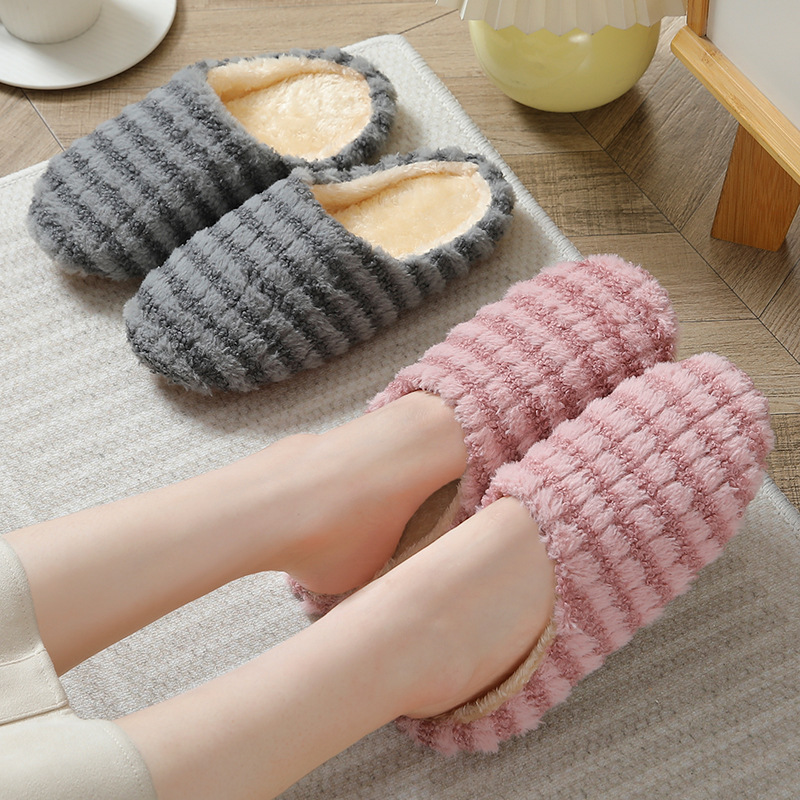 Women Shoes Japan - รองเท้าแตะสำหรับคู่รักสไตล์ญี่ปุ่นที่ทันสมัย เหมาะสำหรับฤดูใบไม้ผลิ ฤดูใบไม้ร่วง และฤดูหนาว พื้นนุ่มเงียบ ไม่ลื่นและไม่ส่งเสียงดัง