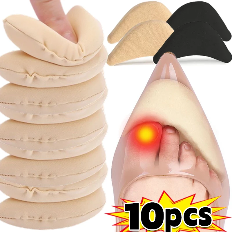 Women'S Shoes High Arch Support - แผ่นรองนิ้วเท้าแบบนุ่มสำหรับผู้หญิง บรรเทาอาการปวดส้นสูง แผ่นรองฝ่าเท้า ฟองน้ำเสริมนิ้วเท้า แผ่นรองหน้าเท้า ปรับขนาดได้