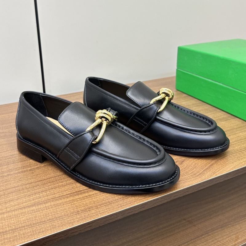Women'S Shoes Hey Dude - รองเท้าโลฟเฟอร์ผู้หญิงแบบใหม่ปี 2026 ประดับโบว์โลหะ รองเท้าแบบสวมสำหรับผู้ชาย สไตล์อังกฤษ หนังแท้
