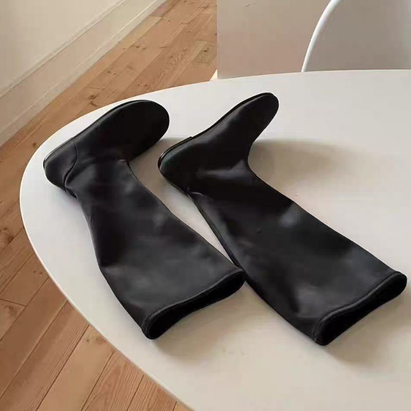 Women'S Shoes Chelsea - รองเท้าบูทผู้หญิงแบบสูง แฟชั่นหนัง ฤดูหนาว ปี 2025 สไตล์เชลซี