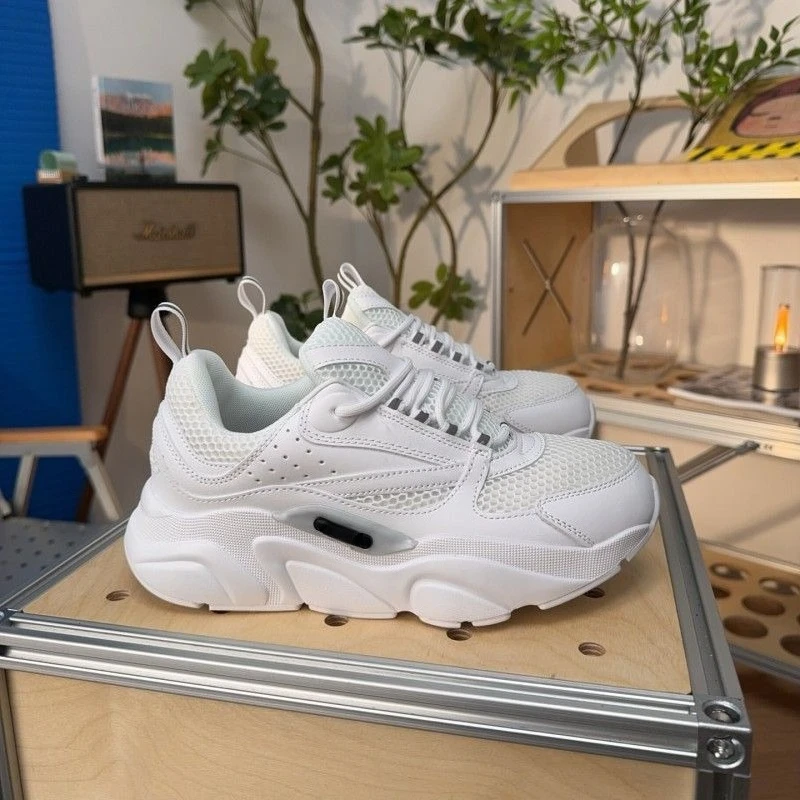 Women'S Shoes Com - รองเท้าผ้าใบ B22 ยอดนิยมสำหรับผู้ชายและผู้หญิง มีพื้นรองเท้าหนา สายรัดตาข่ายยืดหยุ่น ระบายอากาศได้ดี