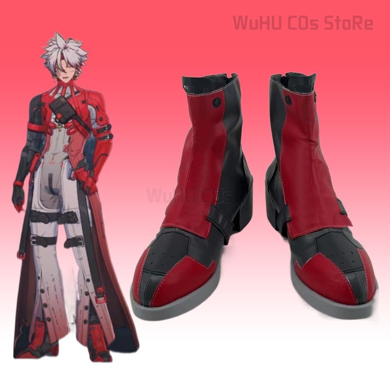 Women Shoes Japan - เกม Wuthering คลื่นรอยแผลเป็นคอสเพลย์รองเท้าใหม่รอยแผลเป็นรองเท้าหนัง Pu รองเท้าผู้หญิงผู้ชายฮาโลวีน Party