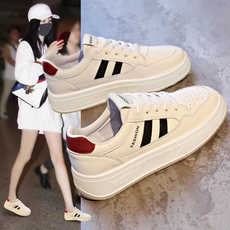 Women'S Shoes Hey Dude - รองเท้าผ้าใบเสริมส้นสำหรับผู้หญิง จัดส่งฟรี น้ำหนักเบา ระบายอากาศได้ดี สีขาว รองเท้าเดินพื้นหนา