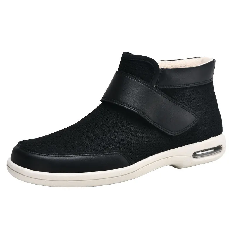 Women'S Shoes For Wide Feet - XIHAHA ผู้หญิงเดินรองเท้ายาว Barrel เก่าคนรองเท้า Senile กว้างฟุตบวม