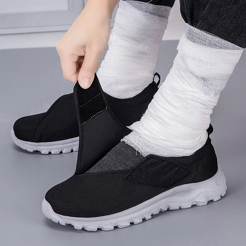 Women'S Shoes For Wide Feet - รองเท้าเดินสำหรับผู้ชายเท้ากว้าง รองเท้าสำหรับผู้ป่วยเบาหวาน เท้าบวม สายรัดปรับได้ ผ้าด้านบนนุ่มสบาย รองเท้าผ้าใบผู้หญิง