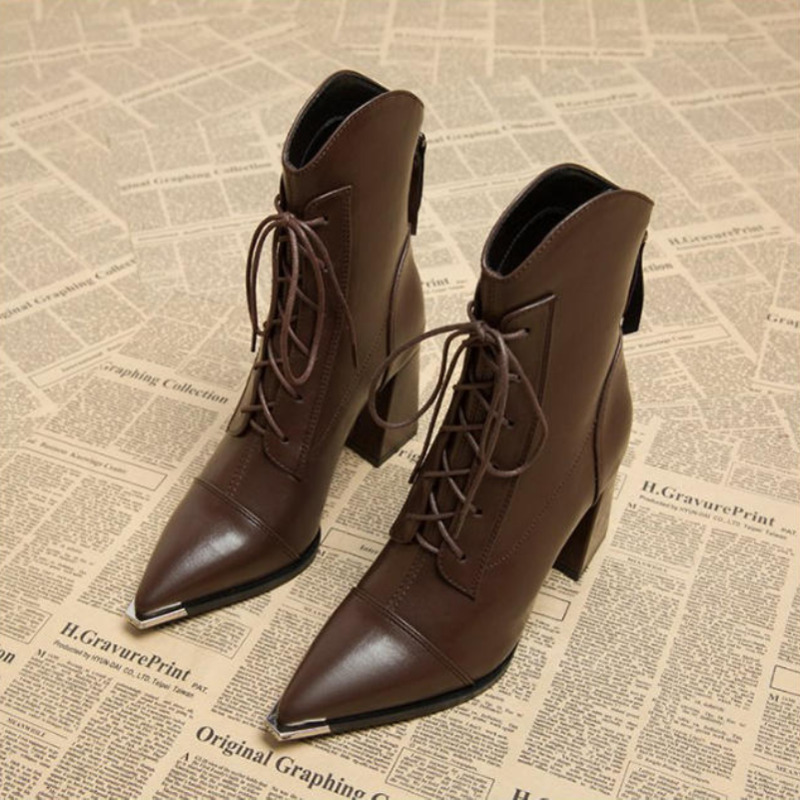 Women'S Shoes Chelsea - รองเท้าบูทข้อเท้าผู้หญิง แฟชั่นหัวแหลม ส้นสูง รองเท้าผู้หญิงหรูหรา รองเท้าบูทฤดูหนาว 2025