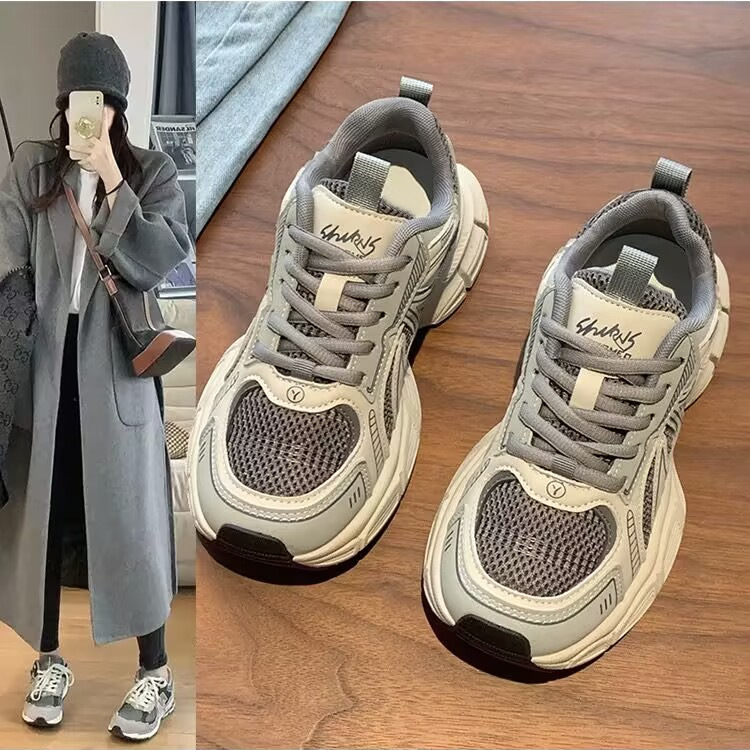 รองเท้าผ้าใบหนาแบบมีสไตล์สำหรั - Women'S Shoes Com บทวิจารณ์และราคา