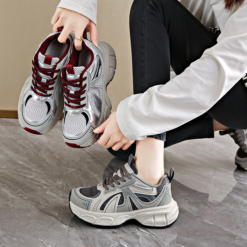 รองเท้าผ้าใบหนาแบบมีสไตล์สำหรั - Women'S Shoes Com บทวิจารณ์และราคา