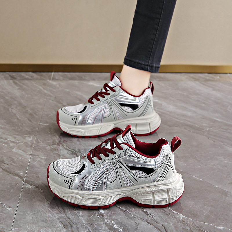 รองเท้าผ้าใบหนาแบบมีสไตล์สำหรั - Women'S Shoes Com บทวิจารณ์และราคา