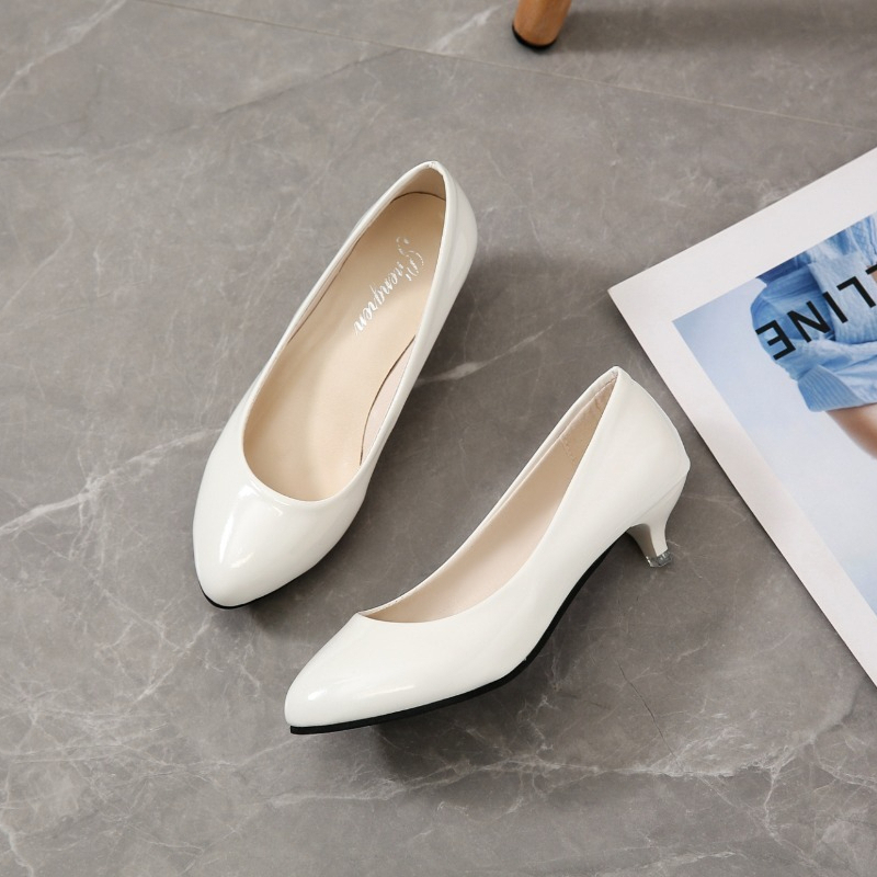 รองเท้าส้นกลางสำหรับผู้หญิง ขน - Women'S Shoes For Work บทวิจารณ์และราคา
