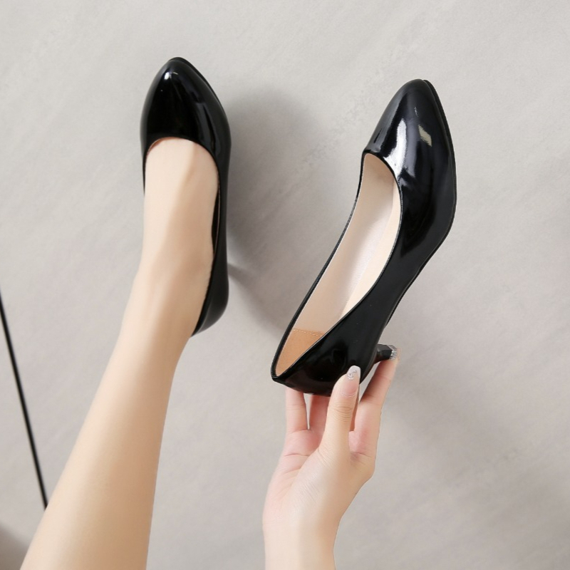 รองเท้าส้นกลางสำหรับผู้หญิง ขน - Women'S Shoes For Work บทวิจารณ์และราคา