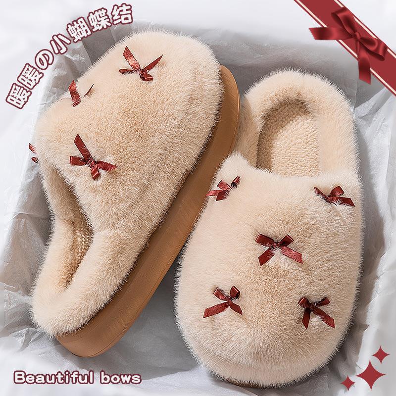 รองเท้าแตะใส่ในบ้านผ้าฝ้ายสำหร - Women Shoes For Winter บทวิจารณ์และราคา
