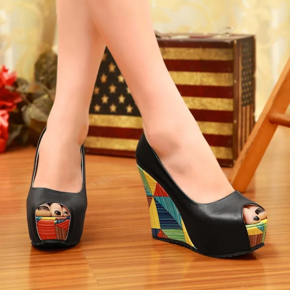 BLXQPYT รองเท้าส้นเตารีดรองเท้ - Women'S Shoes Peep Toe บทวิจารณ์และราคา