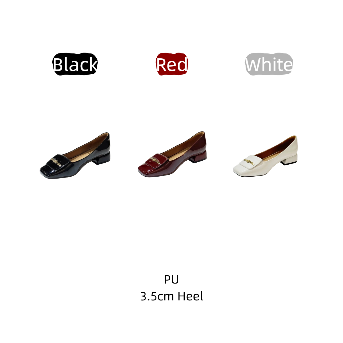 รองเท้าส้นสูงหัวเหลี่ยมสไตล์เร - Women'S Shoes For Work บทวิจารณ์และราคา