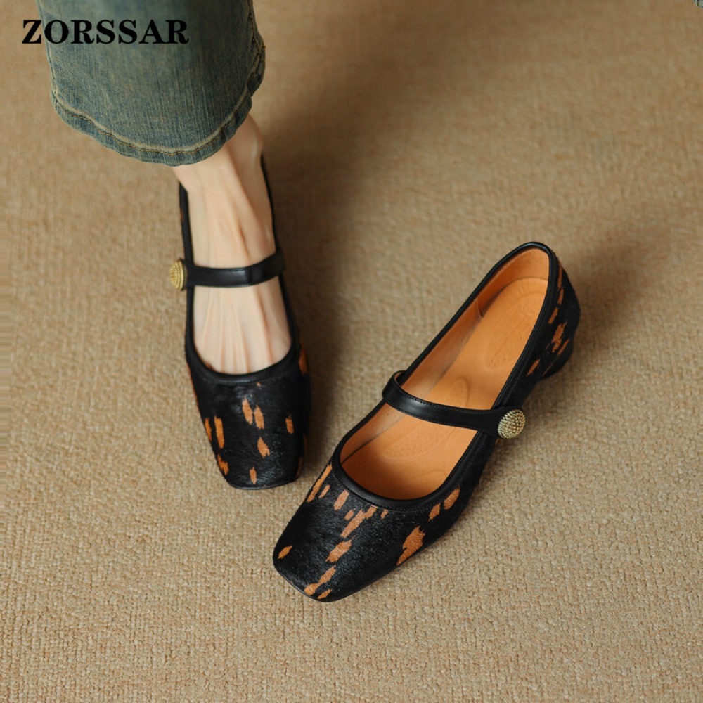 รองเท้าสตรีทรงสี่เหลี่ยมแมรี่เ - Mary Jane Shoes บทวิจารณ์และราคา