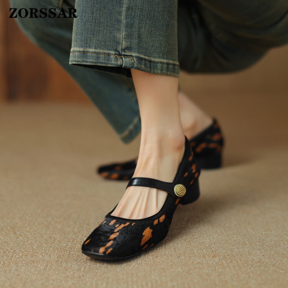 รองเท้าสตรีทรงสี่เหลี่ยมแมรี่เ - Mary Jane Shoes บทวิจารณ์และราคา