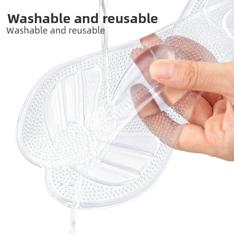 แผ่นรองรองเท้าซิลิโคนใส 1 คู่ส - Women'S Shoes High Arch Support บทวิจารณ์และราคา