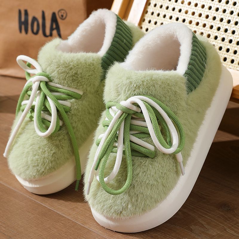 รองเท้าแตะแบบสวมเต็มตัวลายสามม - Women Shoes For Winter บทวิจารณ์และราคา