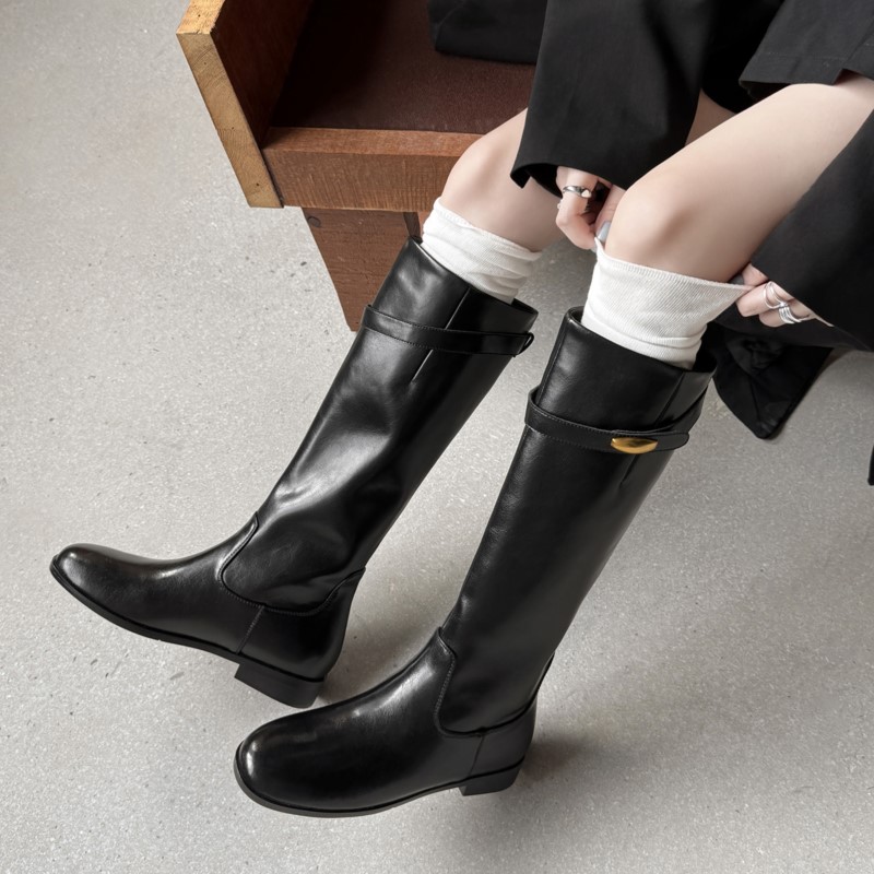 รองเท้าบูทหนังแท้ทรงสูงถึงเข่า - Women'S Shoes Naturalizer บทวิจารณ์และราคา