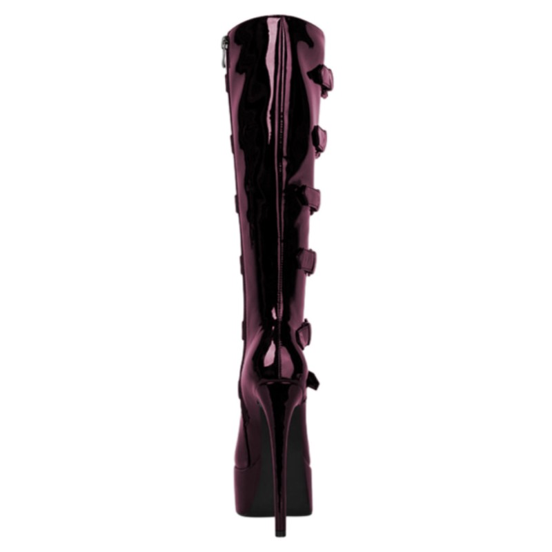 รองเท้าบูทส้นสูงสำหรับผู้หญิง  - High Knee Heel Boots บทวิจารณ์และราคา