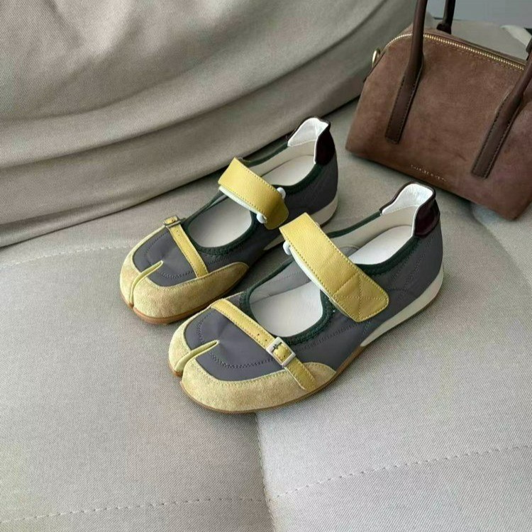 รองเท้าสตรีแบบสวมเปิดนิ้วเท้าท - Mary Jane Shoes บทวิจารณ์และราคา