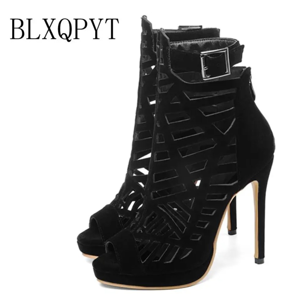 รองเท้าส้นสูง BLXQPY ไซส์ใหญ่พ - Women'S Shoes Peep Toe บทวิจารณ์และราคา