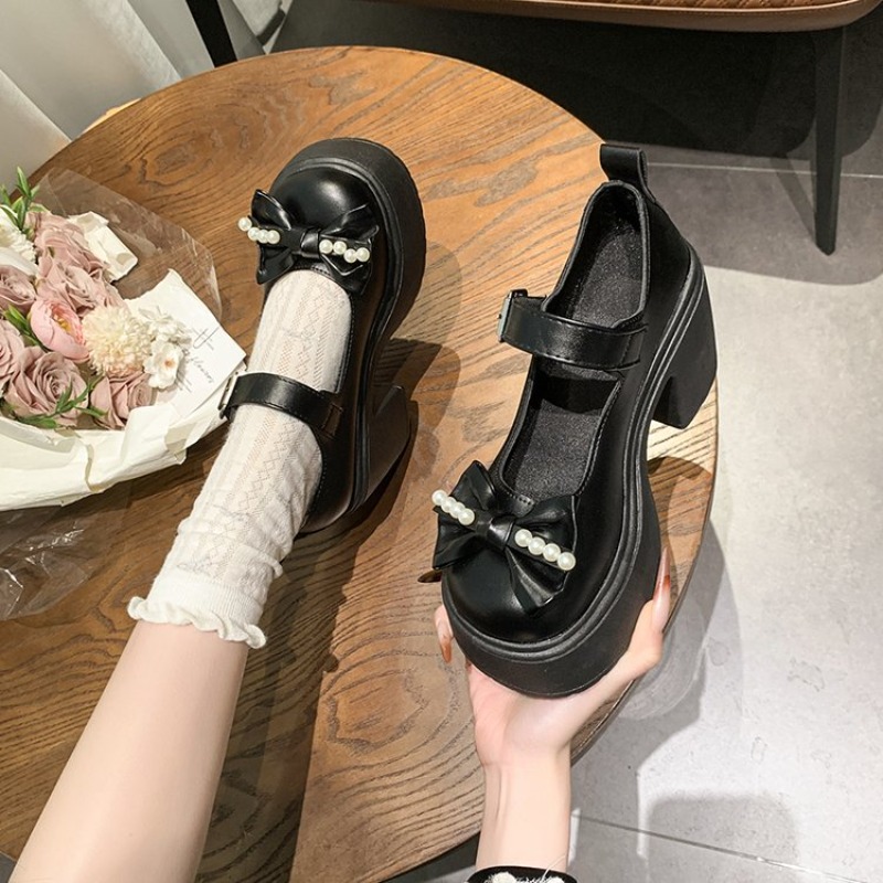 รองเท้าโลลิต้าสีดำ ปี 2026 รอง - Mary Jane Shoes บทวิจารณ์และราคา