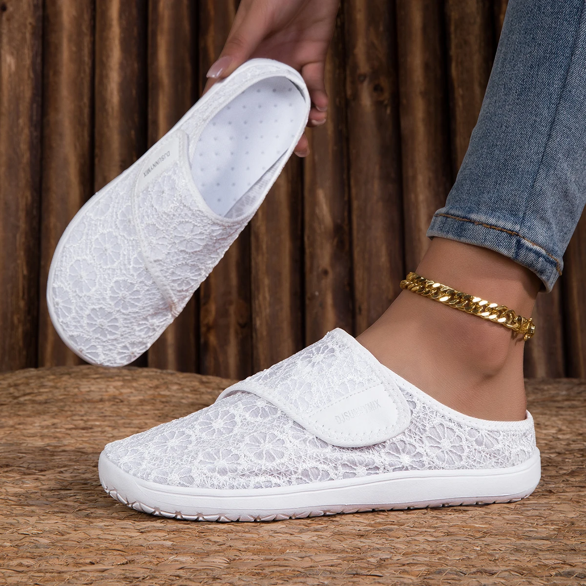 DJSUNNYMIX รองเท้าลำลองสำหรับฤ - Women'S Shoes For Wide Feet บทวิจารณ์และราคา
