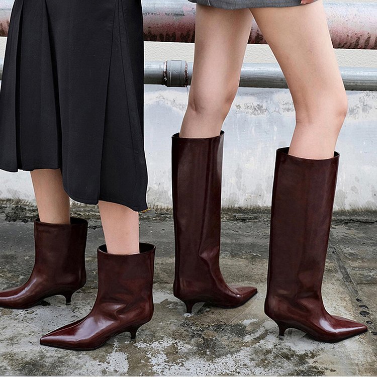 รองเท้าบูทผู้หญิงทรงเชลซีหนังแ - Women'S Shoes Chelsea บทวิจารณ์และราคา
