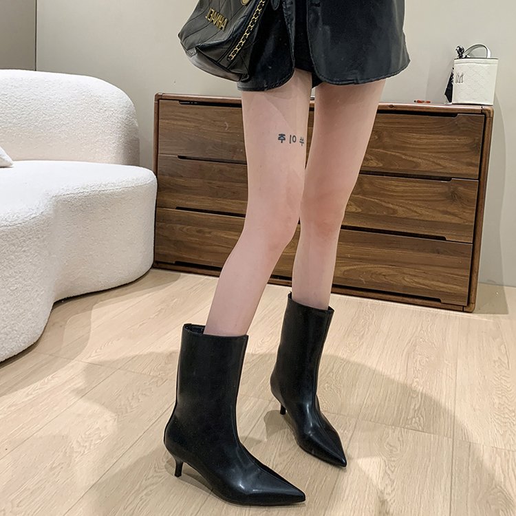 รองเท้าบูทผู้หญิงทรงเชลซีหนังแ - Women'S Shoes Chelsea บทวิจารณ์และราคา