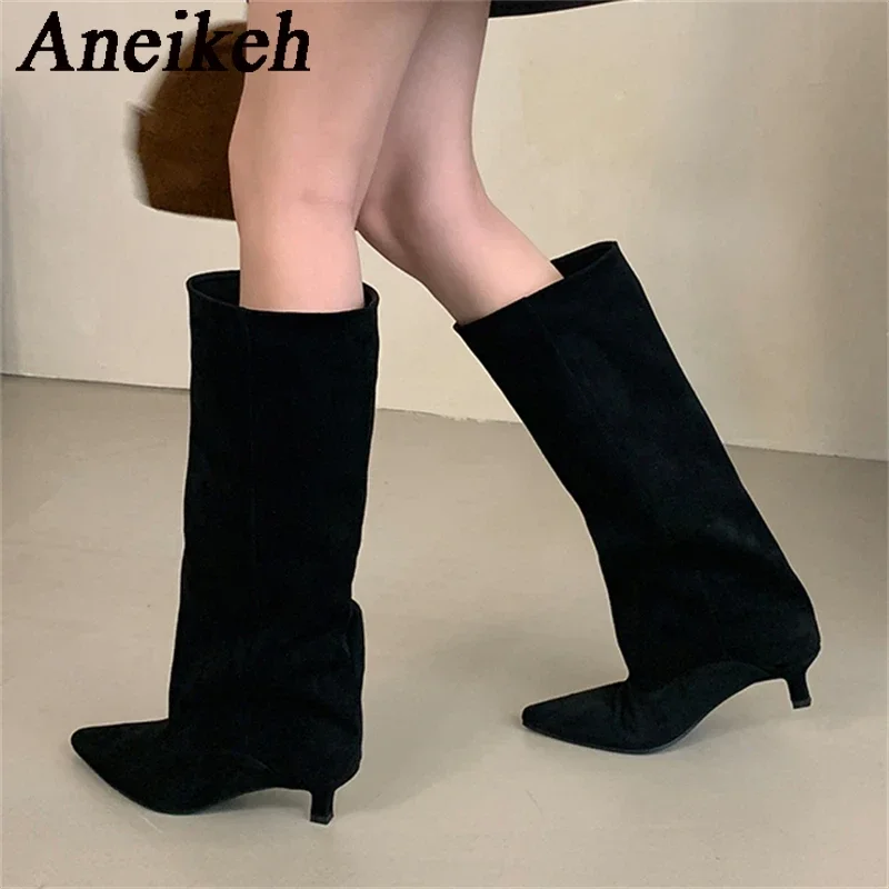 Aneikeh ฤดูใบไม้ร่วงฤดูหนาว Po - Women'S Shoes Chelsea บทวิจารณ์และราคา