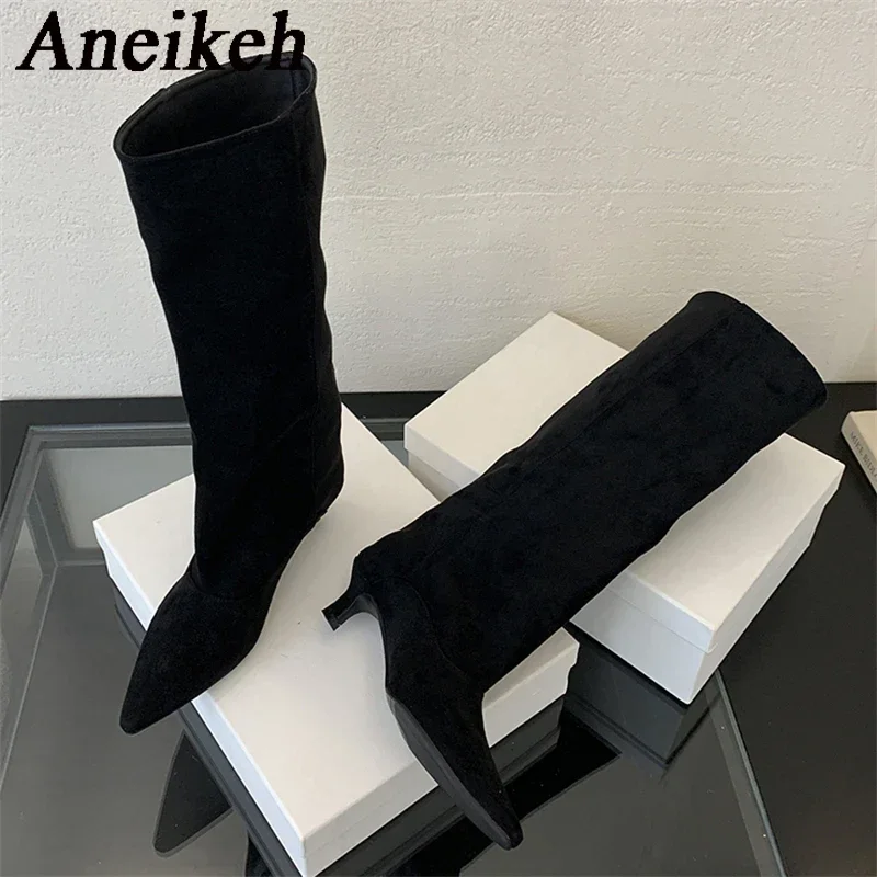 Aneikeh ฤดูใบไม้ร่วงฤดูหนาว Po - Women'S Shoes Chelsea บทวิจารณ์และราคา