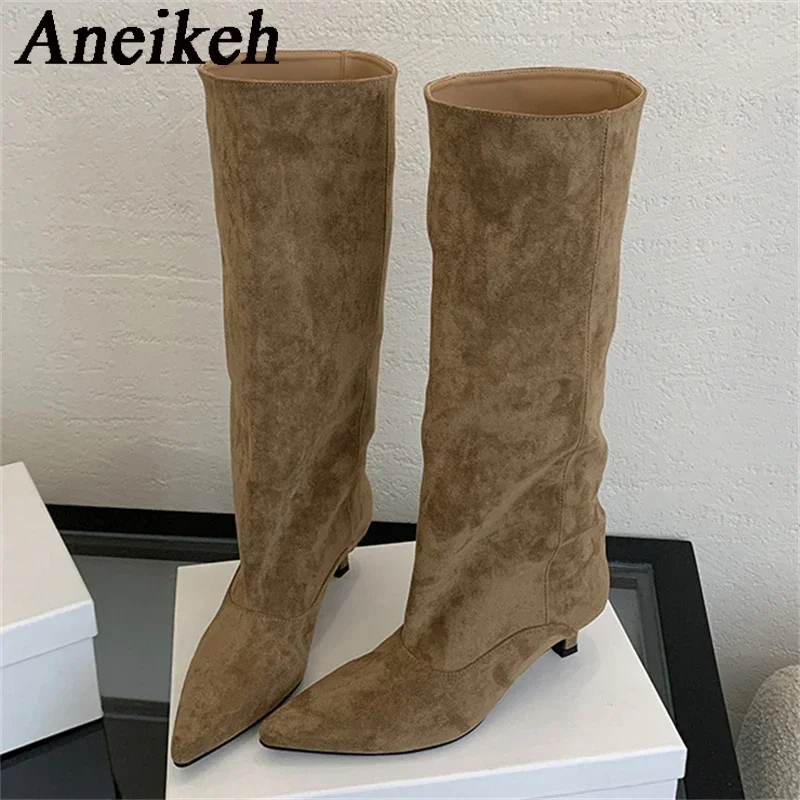 Aneikeh ฤดูใบไม้ร่วงฤดูหนาว Po - Women'S Shoes Chelsea บทวิจารณ์และราคา