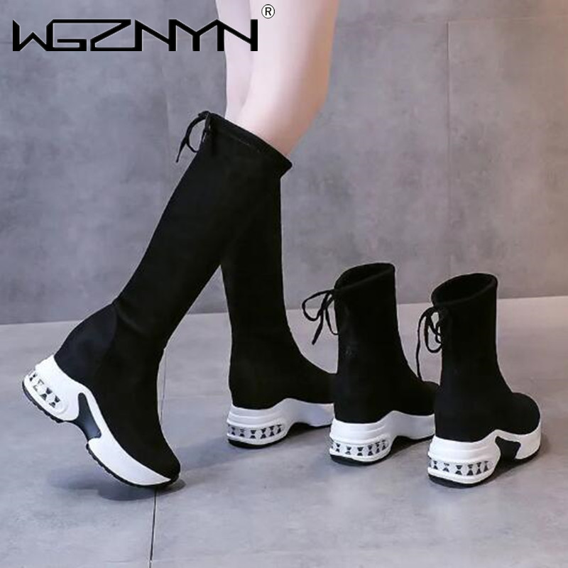 ฤดูหนาว WARM Chunky Platform ร - Women'S Shoes Chelsea บทวิจารณ์และราคา