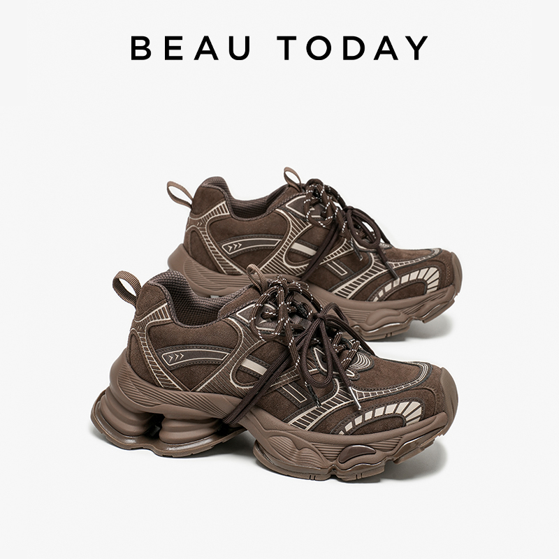 BEAUTODAY รองเท้าผ้าใบหนาผู้หญ - Women'S Shoes Com บทวิจารณ์และราคา