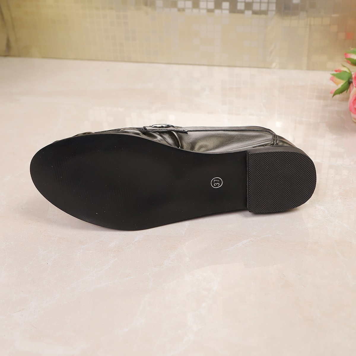 รองเท้าแตะขนฟูสีดำลายจุดหวานๆ  - Women'S Shoes Clogs บทวิจารณ์และราคา