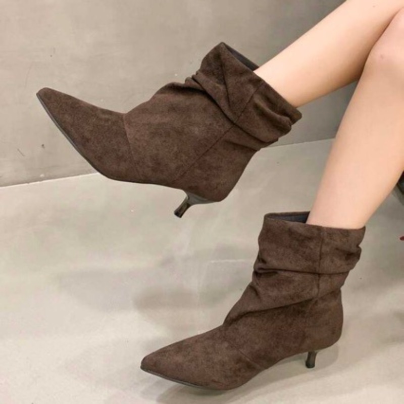 รองเท้าบูทข้อเท้าดีไซน์หรูหราส - Women'S Shoes Chelsea บทวิจารณ์และราคา