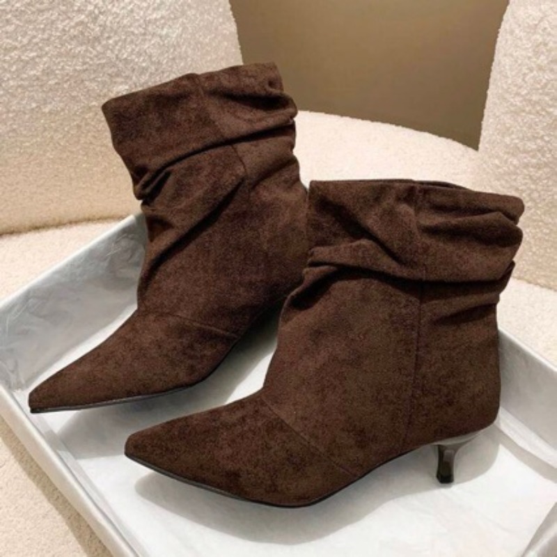 รองเท้าบูทข้อเท้าดีไซน์หรูหราส - Women'S Shoes Chelsea บทวิจารณ์และราคา