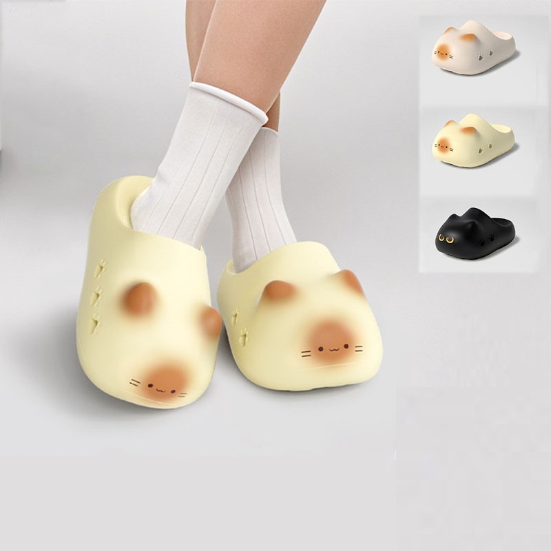 รองเท้าแตะแมวดำดีไซน์ใหม่สำหรั - Women'S Shoes Clogs บทวิจารณ์และราคา