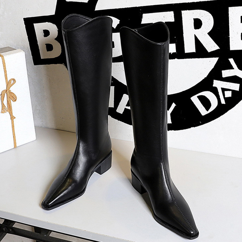 BIGTREE 2027 รองเท้าบูทหุ้มเข่ - High Knee Heel Boots บทวิจารณ์และราคา